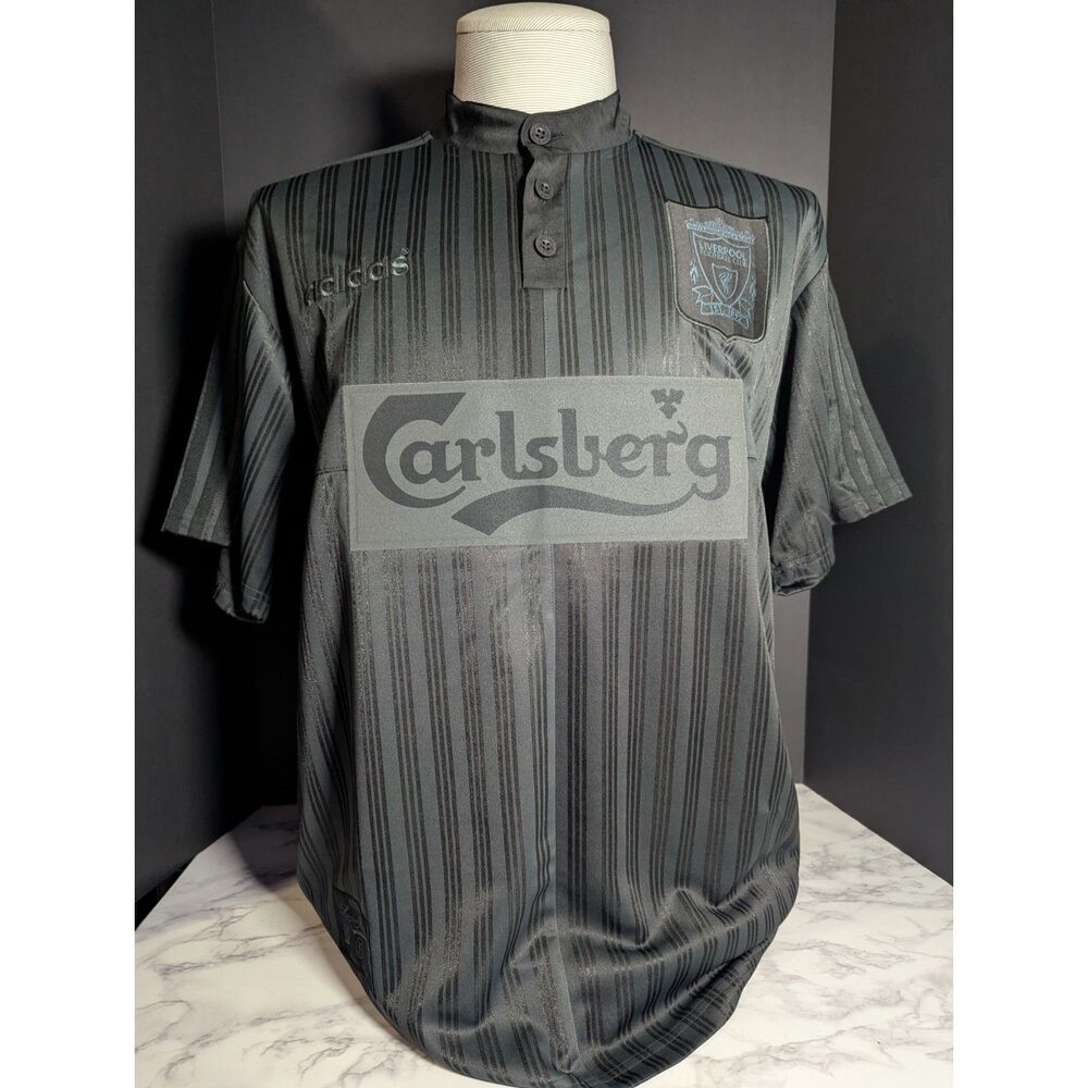 Adidas Liverpool FC 95-96 Retro Special Edition Blackout Jersey KA8108 Men Sz L